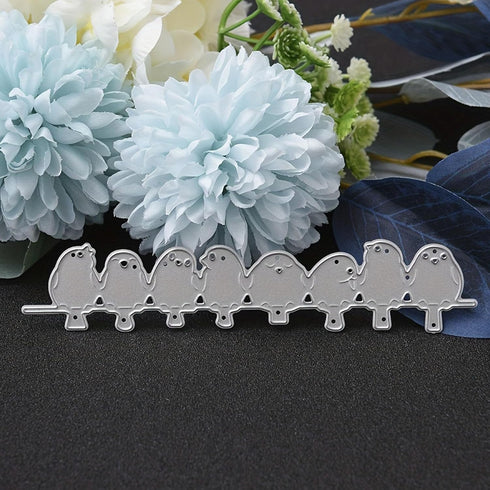 Lots Cute Birds Metal Die Cuts for Card Making,Christmas Flower Frame Bird Card Cutting Dies Cut Stencils DIY Scrapbooking Album Decorative Emboss...