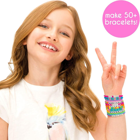 Just My Style DIY Bracelet Making Kit with 2000+ Beads, Storage Case & Instructions...