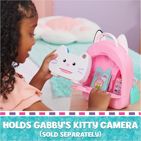 Gabby's Dollhouse, Gabby Girl On-The-Go Travel Set, Pretend Play Travel Toys, Toy Passport, Toy Phone and Compass Charm, Kids Toys for Girls & Boy...