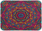 Boho Ethnic Dish Drying Mat Bohemian Mandala Paisley Kitchen Countertop Mat 16 x 18 Inch Absorbent...