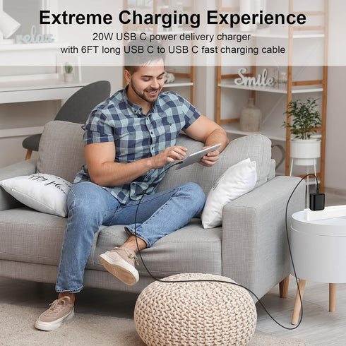 USB C Fast Samsung Charger Block for Samsung Galaxy S23 Ultra FE A54 5G A14 5G A13 A53 A03s A23 S23 FE S22 S21 S20 Z Flip 5 Z Fold 5,iPhone 15 Pro...