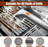 BetterDay 2 Replaceable Stainless Steel Brush Heads for Betterday's Electric Grill Brush(Silver-brush head)...
