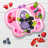 GET FRESH Bamboo Kids Divided Plates Butterfly Sectioned Bamboo Fibre Toddler Plates with 3 Compartments...