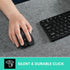 Perixx PERIMICE-621B Wireless Mouse - Silent Click with Ergo Design - Compatible for Desktop and Laptop PC - Wireless 2.4 GHz - Black...