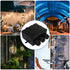 IP68 External Junction Box, 4 Way Plug Line Outdoor Electrical Box, M25 Coaxial Cable Connector Wire Range 4 to 14mm, Cable Box Enclosure for Trai...