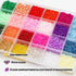 Glass Seed Beads Kit, 3mm Small Waist Beads 8/0 with Elastic String Tweezers for Jewelry Making Bracelet Necklaces DIY Crafting...