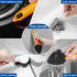 Scrub Brush for Cleaning with Long Handle, Multifunctional 3 in 1 Medium Stiff Cleaning Brush, Household Cleaning Brush for Bathroom, Kitchen, Bat...