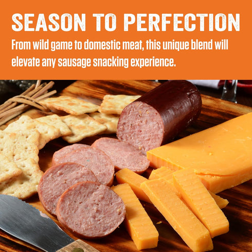 LEM Products Backwoods Reduced Sodium Summer Sausage Cured Sausage Seasoning, Ideal for Wild Game, Seasons Up to 5 Pounds of Meat, 4.1 Ounce Packe...