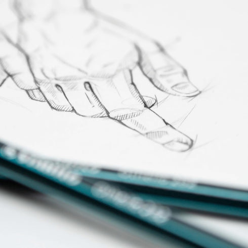STABILO Graphite Pencil Othello ARTY - Pack of 6 - Assorted Grades - 2B, B, HB, F, H, 2H...