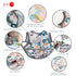 Joyo roy Mess Proof Baby Bibs for Eating Waterproof Toddler Bibs for Baby Girl 3-10 Months Soft Machine Washable Sleeveless Infant Smock Bib Trave...