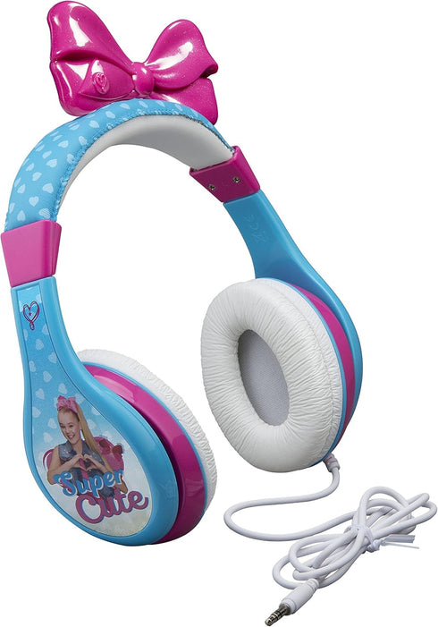 eKids JoJo Siwa Headphones for Kids, Volume Limited Headphones with Parental Controls, Childrens Headphones for School, Home, Travel, Designed for...