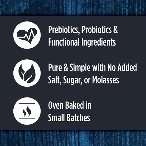 Nulo Functional Granola Bars, Healthy Dog Treats, Oven Baked, Made with Prebiotics and Probiotics, Contains No Added Salt, Sugar, or Molasses, 10 ...