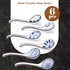 HANSGO 6PCS Asian Ceramic Soup Spoons, 6.5 Inch Chinese Soup Spoons Long Handle Noodle Soup Spoons for Ramen Wonton Dumpling...