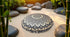 32" Gold Mandala Barmeri Large Floor Pillow Cover Cushion Meditation Seating Ottoman Throw Cover Hippie Decorative Zipped Bohemian Pouf Ottoman Po...