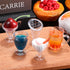 LUOZZY 60 Pcs Mini Dollhouse Cups Miniature Wine Cups Tiny Desserts Cups Dollhouse Accessories (Transparent)...
