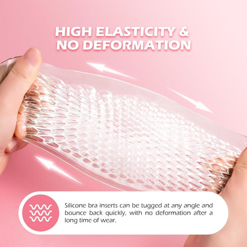 Yofidra Silicone Bra Inserts and Breast Enhancers, Add 2 Cups, Breathable, Reusable,1 Pair...