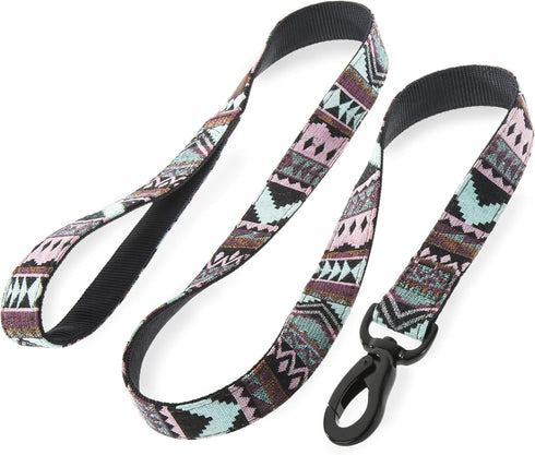 Embark Urban Dog Leashes - Colorful, Strong and Sturdy Dog Leash for Small, Medium and Large Breed Dogs (Aztec, 4 Ft)...