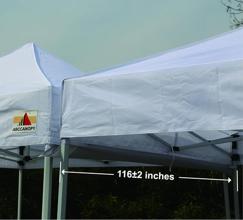 ABCCANOPY 10 Foot Canopy Rain Gutter for Pop up Canopy (Gray)...