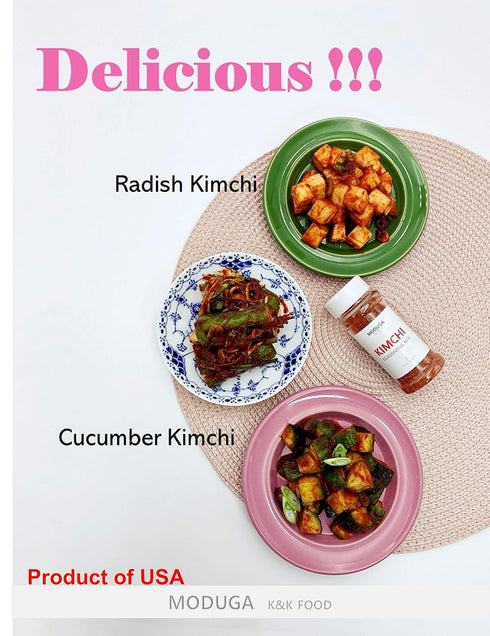 MODUGA's Gourmet Korean Kimchi Seasoning(#1 Original, 1.76Oz (pack of 2)), Kimchi Seasoning Mix Powder, Kimchi Sauce, Rich taste & Healthy seasoni...