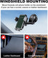 Suction Cup Car Phone Mount for Windshield/Dashboard, Hand Free Mobile Phone Holder for Car, Universal Cell Phone Holder Stand for iPhone 15 14 13...