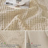 PHF 100% Cotton Waffle Weave Euro Shams 26" x 26", No Filling, 2 Pack Elegant Home Decorative Euro Throw Pillow Covers for Bed Couch Sofa, Khaki...