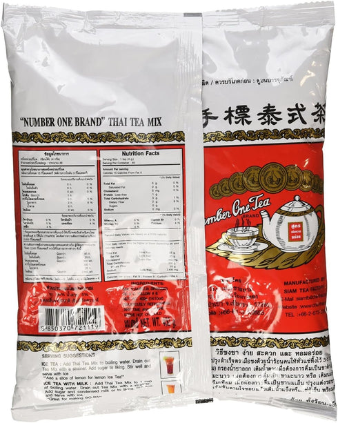 Original Thai Iced Tea Mix (400g) - Stainless Steel Filter - Traditional Thai Style...