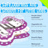 26PCS Kids Lacing Cards, 26 Double Sided Uppercase Sewing Cards with 26 Colorful Laces, Imagination Development Lacing Toys Games for Children Edu...