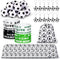 48 Pcs Soccer Party Favors Supplies, 12 Soccer Silicone Bracelet 12 Soccer Drawstring Treat Bag 12 Mini Soccer Stress Ball and 12 Soccer Keychains...