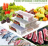 SILIVO Fruit Storage Containers for Fridge (3 Pack) - 1.5L Produce Saver Containers for Refrigerator with Removable Drain Tray Keep Fresh for Prod...