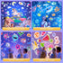 Night Light for Kids, 10 Lullabies+15 Films Kids Night Light Projector, 360° Silent Rotation Projector Night Light for Kids,Rechargeable Baby Nigh...
