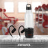 AIWA Water Bottle with Speaker and Earphone Bundle - 400ml Water Bottle with 4 Hour Playtime and Wireless Sports Earphones with Integrated Mic, 10...
