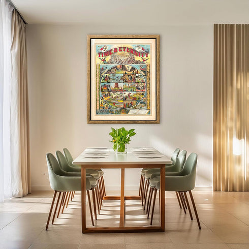 Posterizer 1 pcs-Time & eternity poster-Religious Posters-Gifts for Christians -Decor for Church, Sunday School Classroom- unframed wall art...