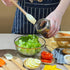 Spurtles Kitchen Tools, 8 Pcs Silicone Cooking Utensil Set,Pakkawood Spurtle Set, Silicone Kitchen Utensils Set with Natural Wooden Handle,Wooden ...