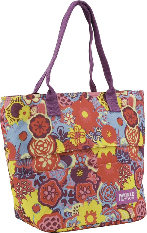 J World New York Lola Lunch Tote, Poppy Pansy, One Size...