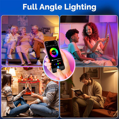MOES Smart Matter GU10 LED Light Bulbs, Color Changing WiFi Smart Bulbs, 2700K-6500K CW& RGB Dimmable, Smart Life Remote Control, Work with Apple ...