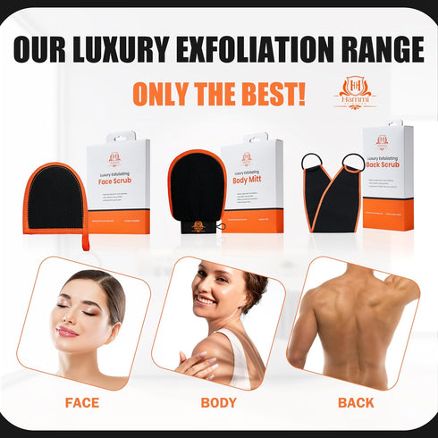 Exfoliating Glove Skin Scrubber – Deep Exfoliating Mitt for shower- Dead Skin Remover - Korean Skincare Exfoliator tool for Men & Women (1 Mitt)...