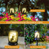 Styleonme Decor Mobile Outdoor Solar Lanterns, Cat & Butterfly Fairy Lights Theme Garden, Mason Jar Solar, Gifts for Mom, Grandma, Women, Everyone...