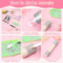 2 x 110ML B7000 Rhinestone Glue with Clear Rhinestone Kit, B-7000 Glue with Flatback Gems Crystal Rhinestones Jewelry Making Tools for Clothes Tum...