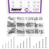 Swpeet 240Pcs 15 Different Sizes Stainless Steel Compression Springs Assortment Kit, Mini Stainless Steel Extension Springs for Shop and Home Repa...
