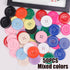 YAKA 50Pcs 1.5inch(38mm) Sewing Resin Buttons Round Shape 4 Holes Craft Buttons for Sewing Scrapbooking and DIY Craft Multicolored...