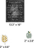 Carson Dellosa 39-Piece Farmhouse Cursive Alphabet and Number Line Bulletin Board Set, Cursive Alphabet Wall Strip and Number Line, Cursive Classr...
