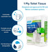 Camco Marine & RV Toilet Paper - 4-Rolls - 1-Ply Quick Dissolve RV & Marine Septic Safe Bath Tissue - Dye & Fragrance Free - 280 Sheets Per Roll (...