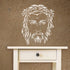 Jesus Stencil, 6.5 x 7.5 inch (S) - Christian Catholic Religious Crown of Thorns Stencils for Painting Template...