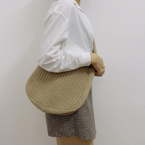 Hobo Knit Crochet Tote Bag for Women Handmade Woven Aesthetic Women's Cute Casual High Capacity Shoulder Handbags...