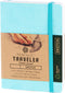 Pentalic 4" x 6" Pocket Sketchbook Traveler Journal, 160 Pages, Turquoise...