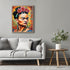 Posterizer 1 pcs- Frida Kahlo inspied art in oil painting theme-Famous Figures Art Collection-Floral Botanical Art- Living Room Bedroom Decor- unf...