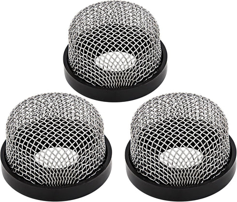 Stainless Steel Mesh Strainer 3/4"- 14 Aerator Screen Strainer Stainless Mesh Replace fpr Livewell Pump, MA-023 Screw on Strainer Industrial Plumb...