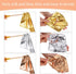 Cunhill 150 Sheets Gold Foil Sheets for Art Silver Rose Gold Leaf Sheets with Gilding Brush Gold Foil Paper Craft for Arts, Painting, Gilding Craf...