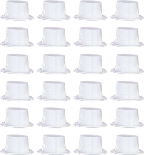 Beistle 66625 24-Piece Plastic Toppers, White...