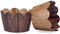 Woodgrain Cupcake Wrappers for Rustic Weddings, Western Cowboy/Cowgirl Birthday Parties, Lumberjack, Woodland, Outdoors Baby or Bridal Showers. Se...